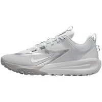 NIKE Mens Cross Baseball Turfs, Grey/Silver