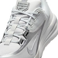 NIKE Mens Cross Baseball Turfs, Grey/Silver