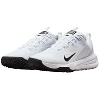 NIKE Mens Cross Baseball Turfs, White/Black