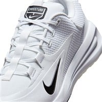 NIKE Mens Cross Baseball Turfs, White/Black