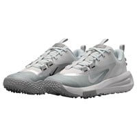 NIKE Youth Cross Baseball Turfs, Grey/Silver