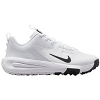 NIKE Youth Cross Baseball Turfs, White/Black