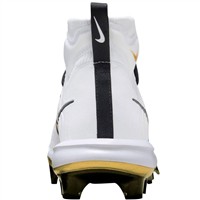 NIKE Mens Alpha Hurrache NXT MCS Molded Baseball Cleat, White/Gold