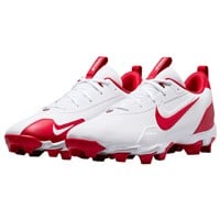 NIKE Men's Force Trout 9 Keystone Molded Baseball Cleats, White/Red