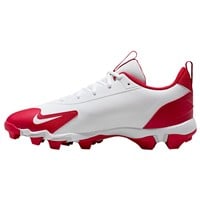 NIKE Men's Force Trout 9 Keystone Molded Baseball Cleats, White/Red