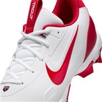 NIKE Men's Force Trout 9 Keystone Molded Baseball Cleats, White/Red