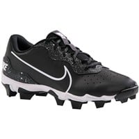 NIKE Men's Alpha Huarache Keystone Low Molded Baseball Cleats, Black/White/Grey