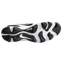 NIKE Men's Alpha Huarache Keystone Low Molded Baseball Cleats, White/Black