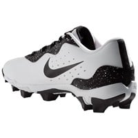 NIKE Men's Alpha Huarache Keystone Low Molded Baseball Cleats, White/Black