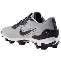 NIKE Men's Alpha Huarache Keystone Low Molded Baseball Cleats, White/Grey