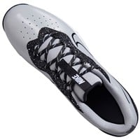 NIKE Men's Alpha Huarache Keystone Low Molded Baseball Cleats, White/Grey