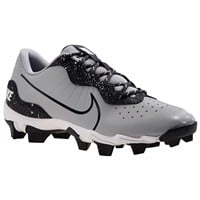 NIKE Men's Alpha Huarache Keystone Low Molded Baseball Cleats, White/Grey