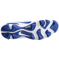 NIKE Men's Alpha Huarache Keystone Low Molded Baseball Cleats, White/Royal