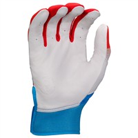 Easton Limited Edition Ghost Ethos Rocket Pop Fastpitch Batting Gloves, Blue/Red
