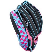 Wilson LE A2000 1786SS Pottstown Chkrbrd 11.5IN Baseball Glove (WBW104264115), Black/Pink