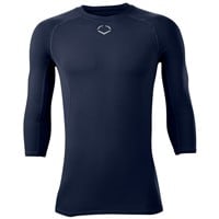 Evoshield Men's Mid Sleeve Cooling Baseball Shirt, Navy