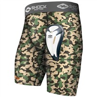 Shock Doctor Youth Core Compression Short w/Cup, Camo