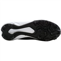 Rawlings Men's Division Low Molded Baseball Cleat, Black