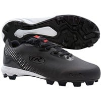 Rawlings Men's Division Low Molded Baseball Cleat, Black