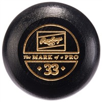 Rawlings Big Stick Elite Torpedo I13T Maple Wood Baseball Bat, Black/Gold