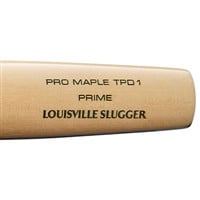 Louisville Slugger Pro Prime Torpedo TPD1 Maple Wood Baseball Bat, Natural