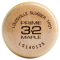 Louisville Slugger Pro Prime Torpedo TPD1 Maple Wood Baseball Bat, Natural