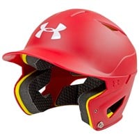 Under Armour Youth/Tee Ball Converge Matte Batting Helmet, Scarlet