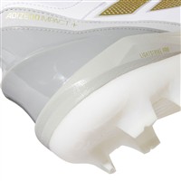 adidas Mens Adizero Impact+ 2.0 SE TPU Baseball Molded Cleat, White/Gold