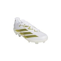 adidas Mens Electric+ 2.0 SE TPU Baseball Molded Cleat, White/Gold