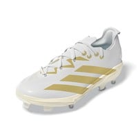 adidas Mens Electric+ 2.0 SE TPU Baseball Molded Cleat, White/Gold