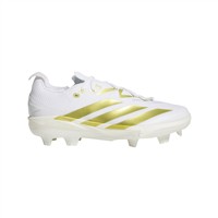 adidas Mens Electric+ 2.0 SE TPU Baseball Molded Cleat, White/Gold