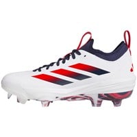 adidas Mens Adizero Impact 2.0 SE TPU USA Baseball Molded Cleat, White/Navy