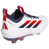 adidas Mens Adizero Impact 2.0 SE TPU USA Baseball Molded Cleat, White/Navy