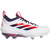 adidas Mens Adizero Impact 2.0 SE TPU USA Baseball Molded Cleat, White/Navy