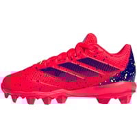 adidas Youth Adizero Impact MD 2.0 SE Baseball Molded Cleat, Red/Blue