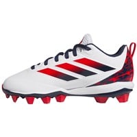 adidas Youth Adizero Impact MD 2.0 SE USA Baseball Molded Cleat, White/Navy