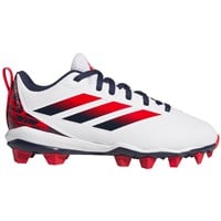 adidas Youth Adizero Impact MD 2.0 SE USA Baseball Molded Cleat, White/Navy