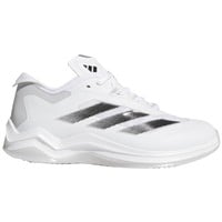 adidas Youth Adizero Impact Baseball Turfs, White/Black