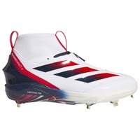 adidas Mens Adizero Impact+ 2.0 SE USA Baseball Metal Cleats, White/Navy
