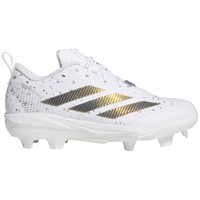 adidas Womens Adizero Instinct 2.0 SE Shades TPU Softball Molded Cleats, White/Silver