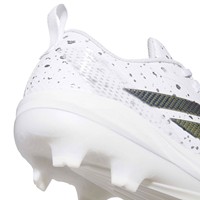 adidas Womens Adizero Instinct 2.0 SE Shades TPU Softball Molded Cleats, White/Silver