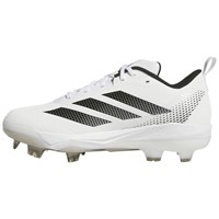 adidas Womens Adizero Instinct 2.0 TPU Softball Molded Cleats, White/Black