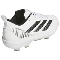 adidas Womens Adizero Instinct 2.0 TPU Softball Molded Cleats, White/Black