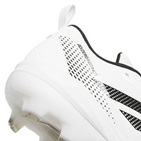 adidas Womens Adizero Instinct 2.0 TPU Softball Molded Cleats, White/Black