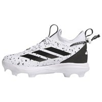 adidas Youth Adizero Impact 2.0 SE Shades TPU Baseball Molded Cleats, White/Black