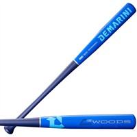 DeMarini The Woods Pro Maple Wood Blue Composite Bat, 1-z