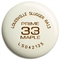 Louisville Slugger Pro Prime RA13 Maple Wood Baseball Bat, 4-z