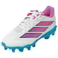 adidas Youth Adizero Impact 2.0 MD SE Spiderman Molded Softball Cleat, White/Pink