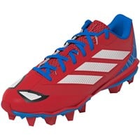 adidas Youth Adizero Impact 2.0 MD SE Spiderman Molded Baseball Cleat, Red/Blue