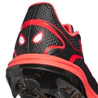 adidas Youth Adizero Electric 2.0 TPU SE Spiderman Molded Baseball Cleat, Black/Red